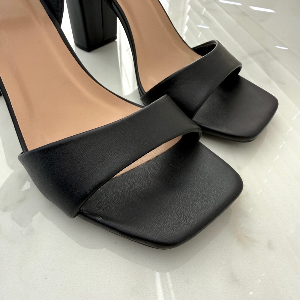 A New Day Black Women's Ankle Strap Heel - Picture 3 of 10